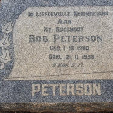 PETERSON Bob 1900-1958