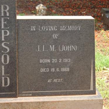 REPSOLD J.L.M. 1913-1968