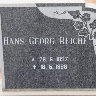 REICHE Hans Georg 1897-1988
