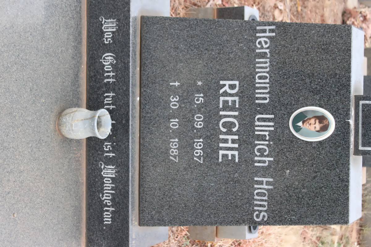 REICHE Hermann Ulrich Hans 1967-1987