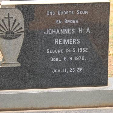 REIMERS Johannes H.A. 1952-1970