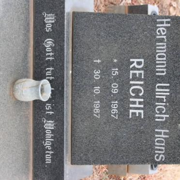 REICHE Hermann Ulrich Hans 1967-1987