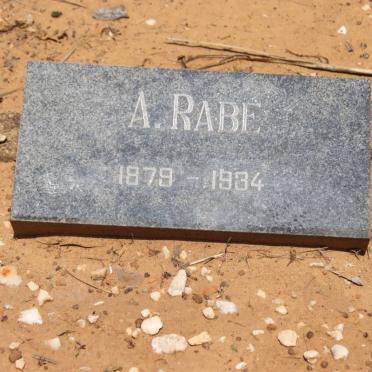 RABE A. 1879-1934