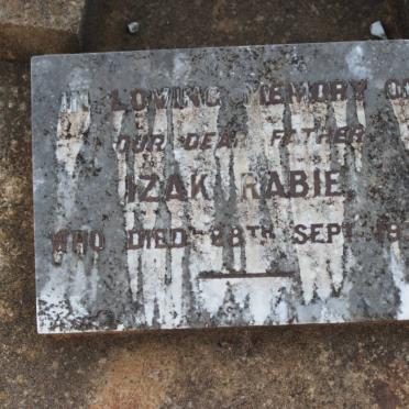 RABIE Izak -1930