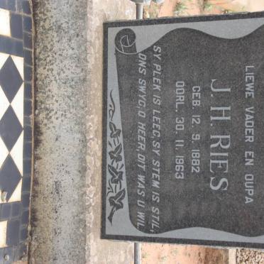 RIES J.H. 1882-1963