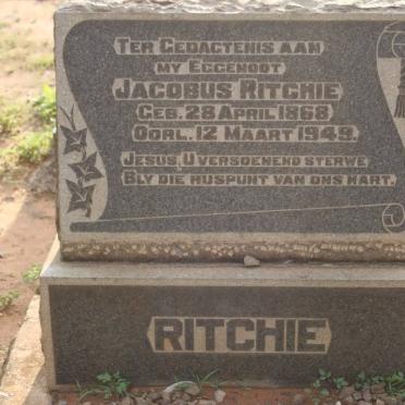 RITCHIE Jacobus 1868-1949