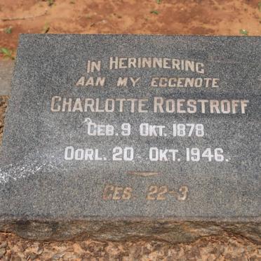 ROESTROFF Charlotte 1878-1946