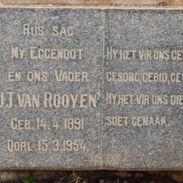 ROOYEN J.T., van 1891-1954