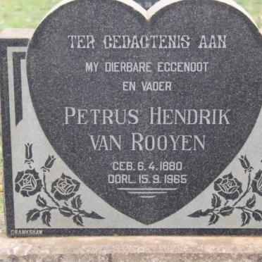ROOYEN Petrus Hendrik, van 1880-1965