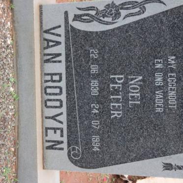 ROOYEN Noel Peter, van 1930-1994