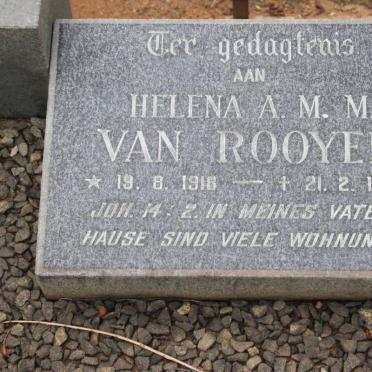 ROOYEN Helena A.M.M.,van 1916-1983