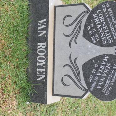 ROOYEN Cornelius Johannes, van 1924-2000 &amp; Susanna Maria OPPERMAN 1930-