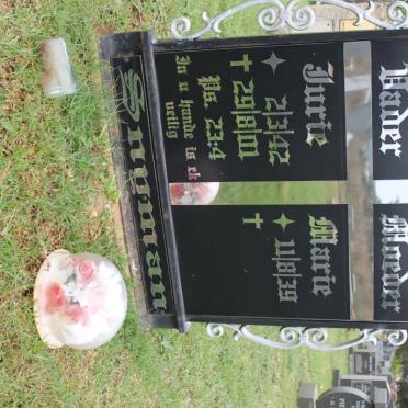 SNYMAN Jurie 1942-2001 &amp; Marie 1939-