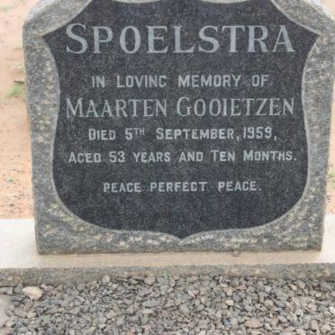 SPOELSTRA Maarten Gooietzen -1959