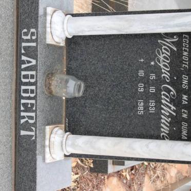 SLABBERT Maggie Cathrine 1931-1985