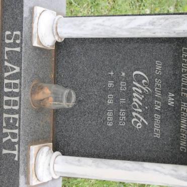 SLABBERT Christo 1953-1989
