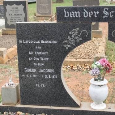 SCHYFF Gideon Jacobus, van der 1913-1975