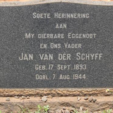 SCHYFF Jan, van der 1893-1944