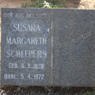 SCHEEPERS Susara Margareth 1878-1972