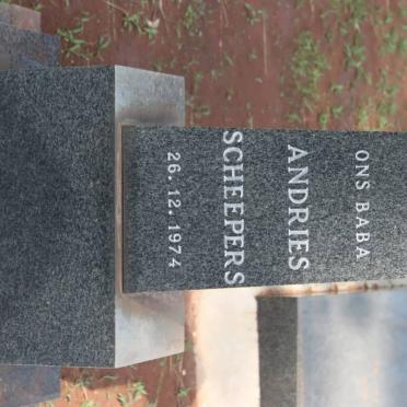 SCHEEPERS Andries  -1974