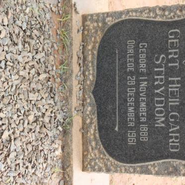 STRYDOM Gert Heilgard 1888-1961