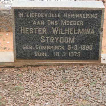 STRYDOM Hester Wilhelmina nee COMBRINCK 1890-1975