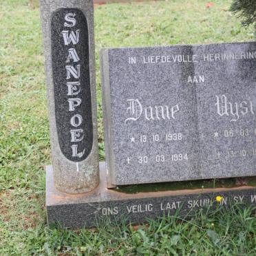 SWANEPOEL Danie 1938-1994 &amp; Uysie 1941-1997