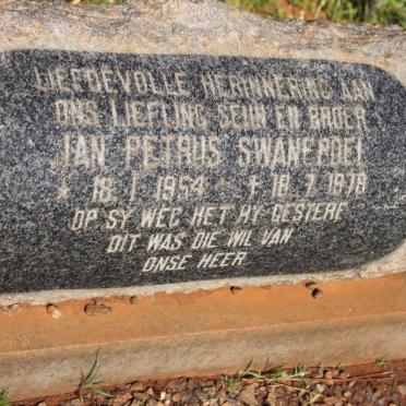 SWANEPOEL Jan Petrus 1954-1978