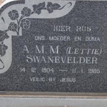 SWANEVELDER A.M.M. 1904-1985
