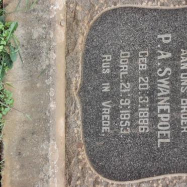 SWANEPOEL P.A. 1886-1953