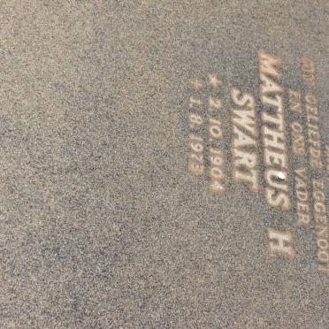 SWART Mattheus H. 1904-1973