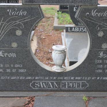 SWANEPOEL Leon 1943-2007 &amp; Isabel TERBLANCHE 1946-1992