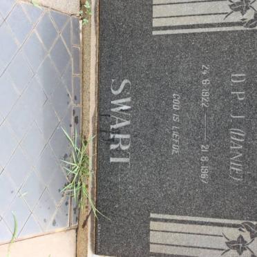 SWART D.P.J. 1922-1967