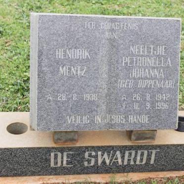 SWARDT Hendrik Mentz, de 1938- &amp; Neeltjie Petronella Johanna DIPPENAAR 1942-1996