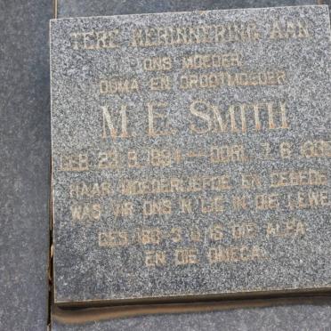 SMITH M.E. 1894-1965