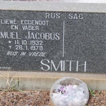 SMITH Samuel Jacobus 1932-1978