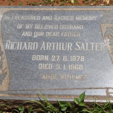 SALTER Richard Arthur 1878-1968