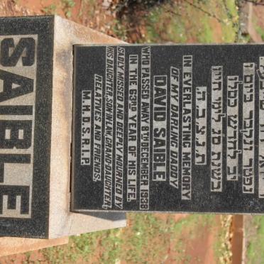 SAIBLE David -1938