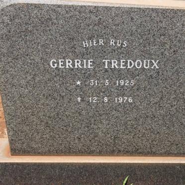 TREDOUX Gerrie 1925-1976
