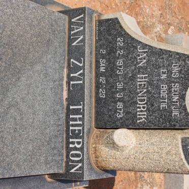 THERON Jan Hendrik, van Zyl 1973-1973