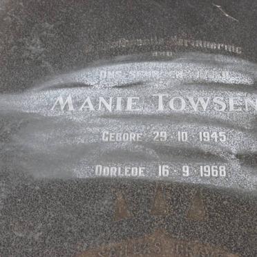 TOWSEN Manie 1945-1968