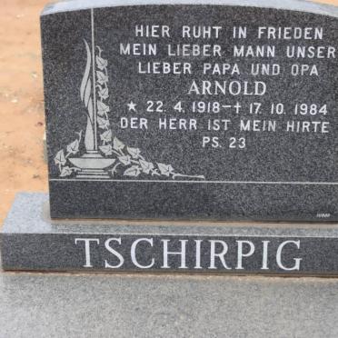 TSCHIRPIG Arnold 1918-1984