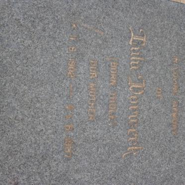 VORWERK Lulu nee THOLE 1902-1987