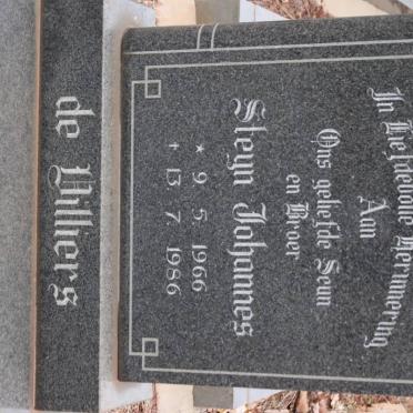VILLIERS Steyn Johannes, de 1966-1986