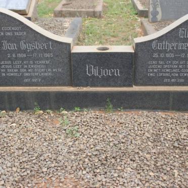 VILJOEN Jan Gysbert 1906-1965 &amp; Elizabeth Catherine COETZEE 1905-1971