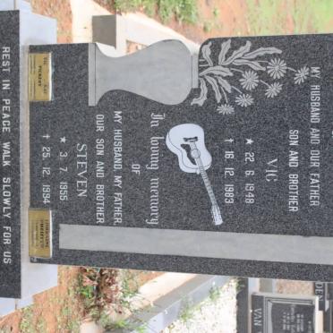 VICKERY Vic 1948-1983 :: VICKERY Steven 1955-1994