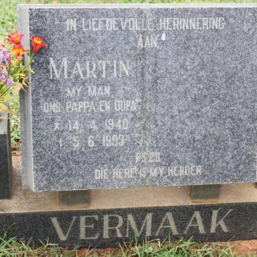 VERMAAK Martin 1940-1993