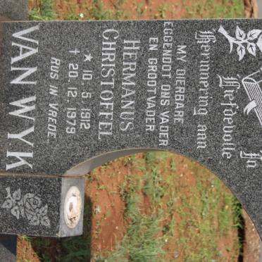 WYK Hermanus Christoffel, van 1912-1979