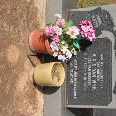 WYK P.L., van 1958-1978 :: VAN WYK H.C.E. nee VAN HEERDEN 1930-2000