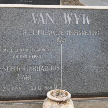 WYK Hendrik Gerhardus Carel, van 1938-1969